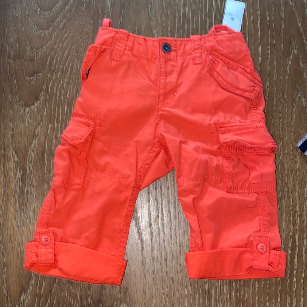 NWT BABY GAP PULL ON CARGO PANTS BABY BOY 18-24M